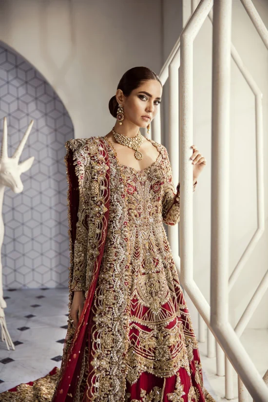 Maroon Bridal Lehenga