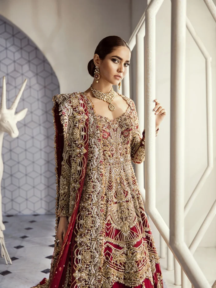 Maroon Bridal Lehenga