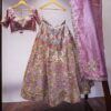 Pink Embroidered Bridal Lehenga