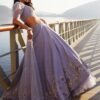 Aesthetic Lavender Handmade Lehenga Choli