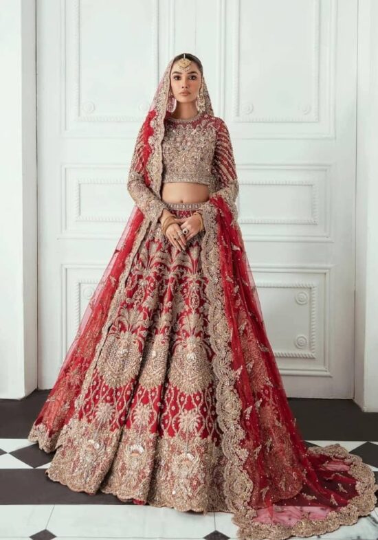 Radiant Red Wedding Lehenga Choli